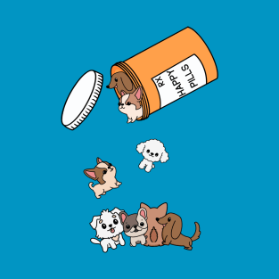 Happy Puppy Pills Prescription T-Shirt