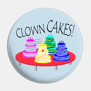 CLOWN CAKES! Pin