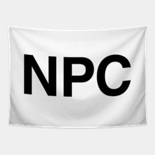 NPC (Black) Tapestry