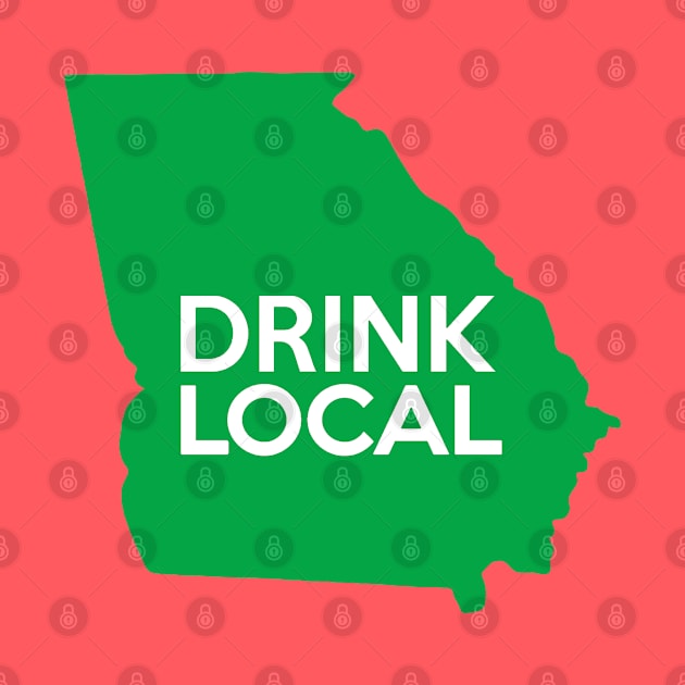 Georgia Drink Local GA Green by mindofstate