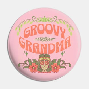 Groovy Grandma Pin