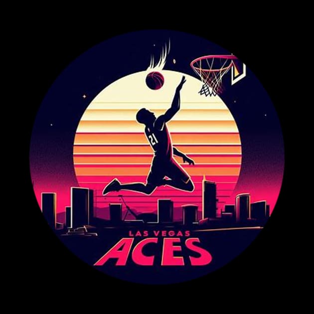 Las Vegas Aces basketball by  El-Aal