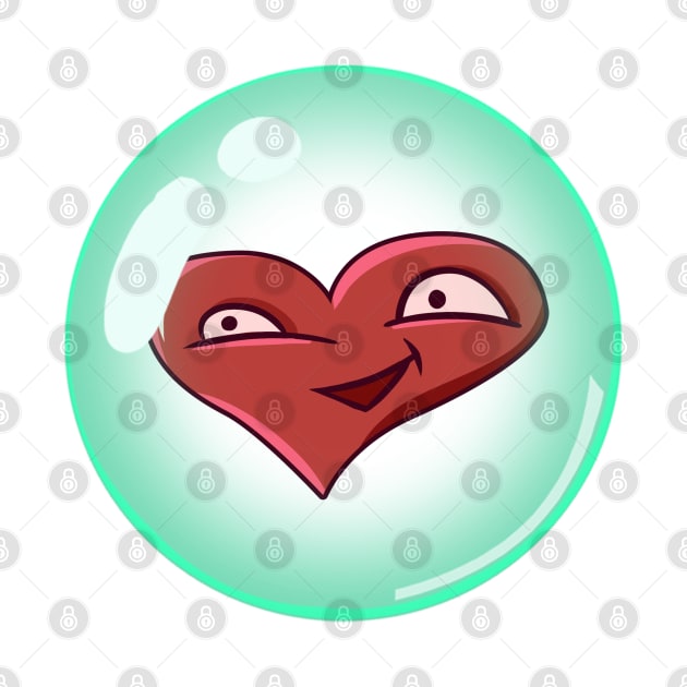 Cartoon Heart (in the Bubble) by AdJohnson