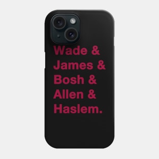 2012-13 Miami Heat Greats Phone Case