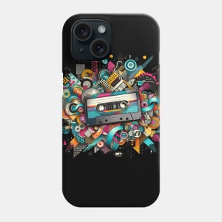 Music tape colorful design Phone Case