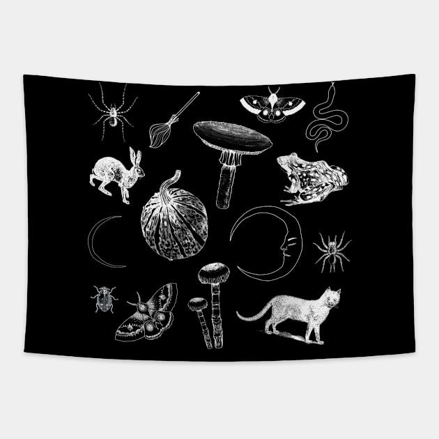 Witchy Things Tapestry by Darkstar Designs