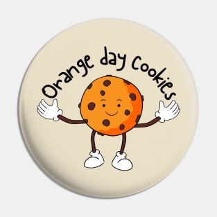 Orange Day Cookies Special Pin