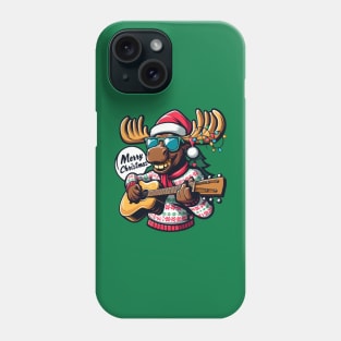 Merry Christmoose Moose Christmas 2024 Phone Case