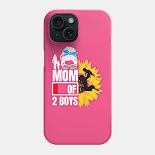 Super Mom of Boys- Powered by Love and Energy Phone Case