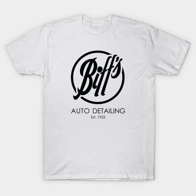 Biff's Auto Detailing (Dark) - Logo - T-Shirt