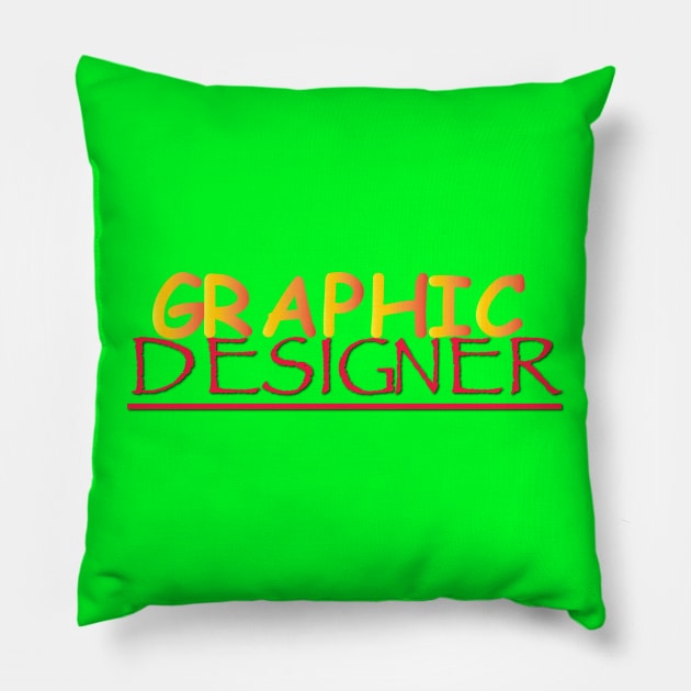 Graphic Designer Pillow by sadsquatch