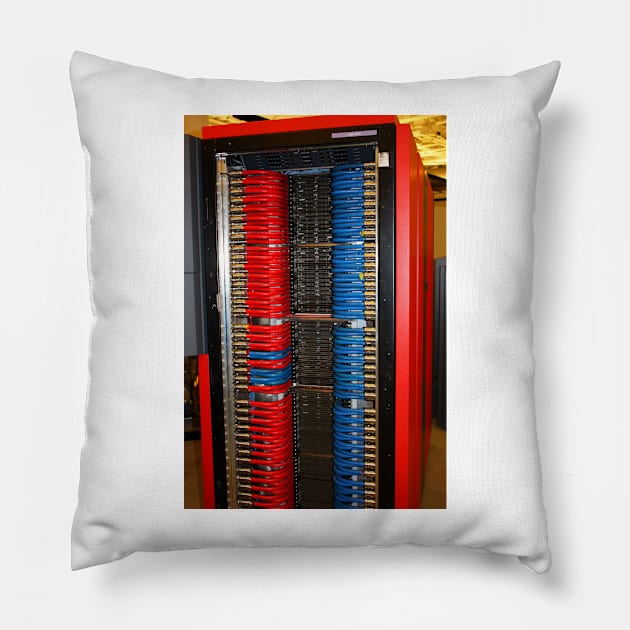 A Piece of Cray Supercomputer, Computer History Museum, Mountain View, California Pillow by IgorPozdnyakov