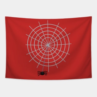 Happy Spider Web Tapestry