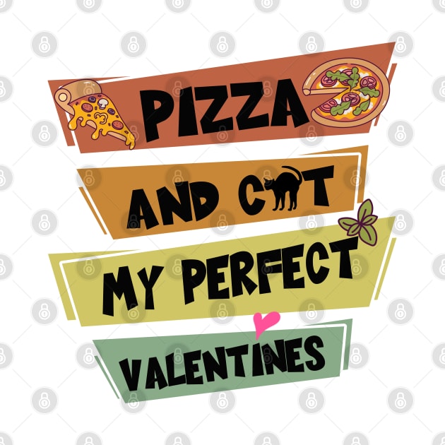 Pizza And Cat My Perfect Valentines by kooicat