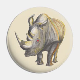 Crash of Rhinos Boss Hog Grumpy Pin