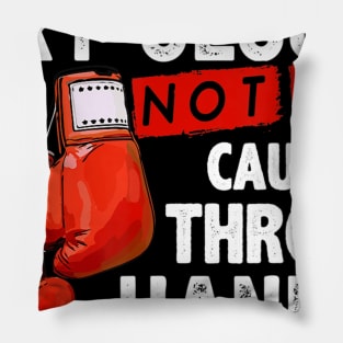 Try Jesus Not Me Cause I Throw Hands Funny Cool Boxing MMA Pillow