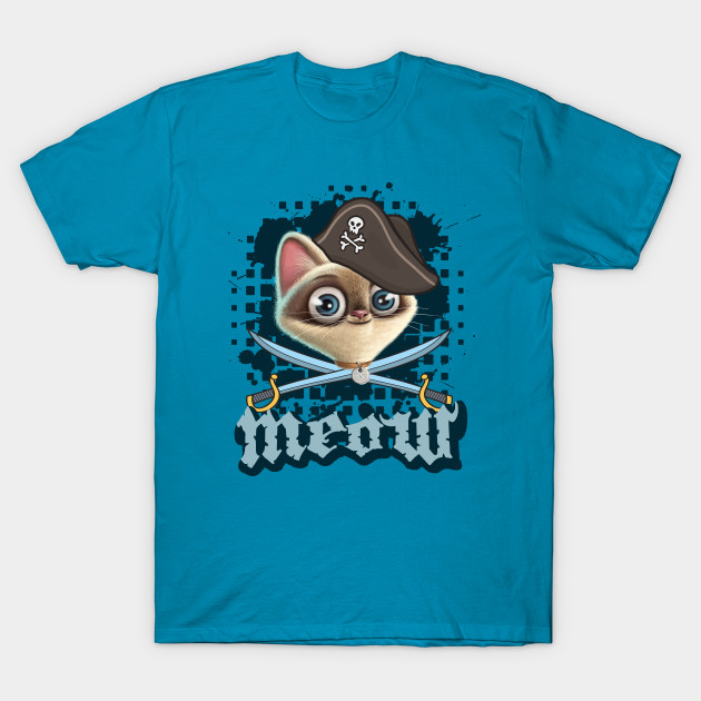 Pirate Cat Shirt Halloween Cat Shirt Cat Costume Shirt