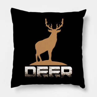 Vintage Deer Pillow