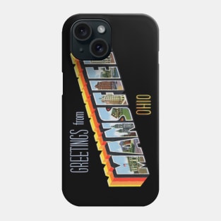 Greetings from Mansfield Ohio Phone Case