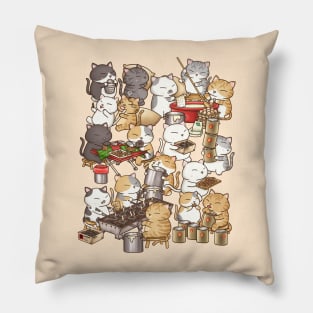 Chubby Cat Kuih Kapit Workshop Pillow