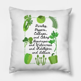 Greens - Into the Woods Musical Pillow