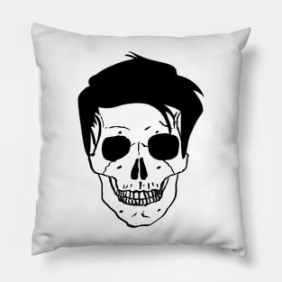 Hairy Skull Pillow