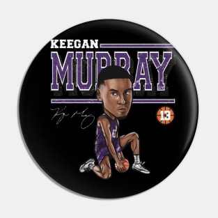 Keegan Murray Sacramento Cartoon Pin