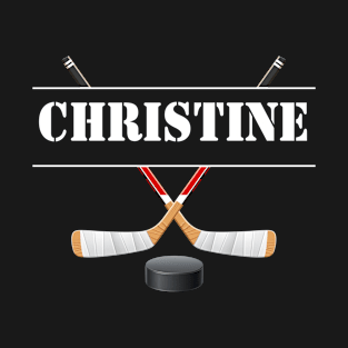 Christine Birthday Hockey T-Shirt