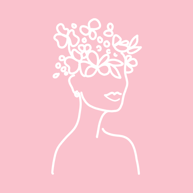 Flower Child Line Art by Adria Adams Co.