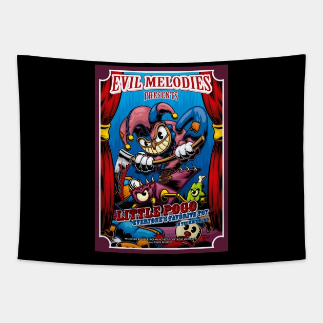 Little Pogo Poster Tapestry by BJManchester