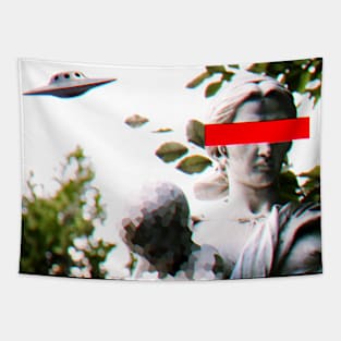 I Want To Believe - Vaporwave Aesthetic Tapestry