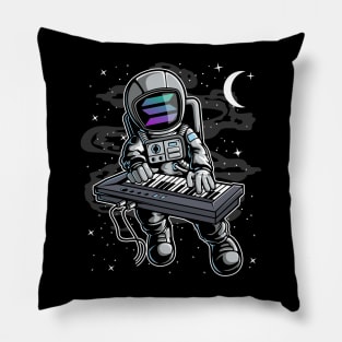 Astronaut Organ Solana SOL Coin To The Moon Crypto Token Cryptocurrency Blockchain Wallet Birthday Gift For Men Women Kids Pillow