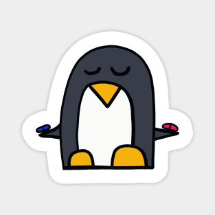 Red Pill / Blue Pill - Penguin from the Matrix Magnet