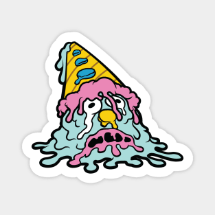 Ice cream clown down Magnet