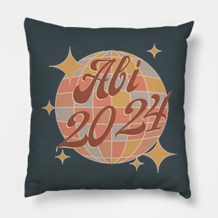 Abi 2024 Abitur retro vintage Pillow