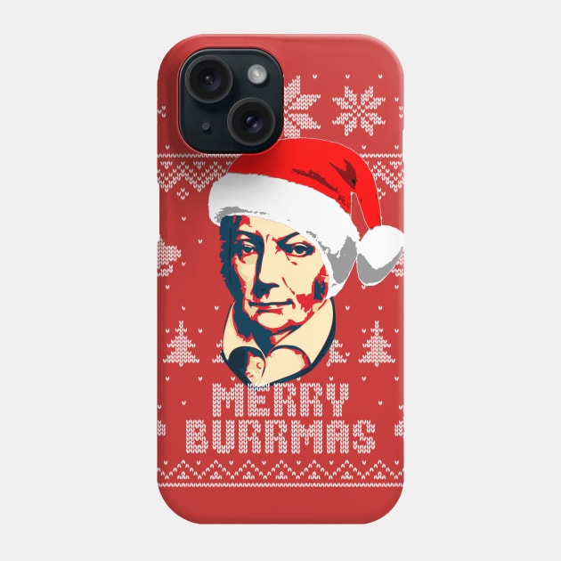 Aaron Burr Merry burrmas Phone Case by Nerd_art