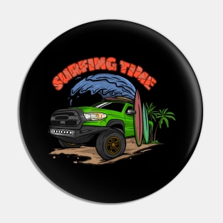 4Runner Toyota Surfing Time Holiday - Green Pin