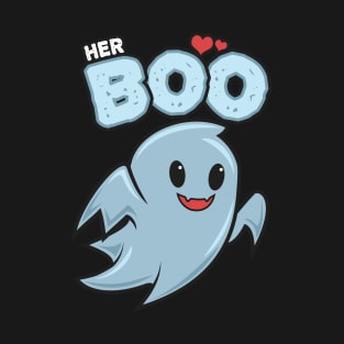 Halloween Costume Her Boo Ghost for Him T-Shirt