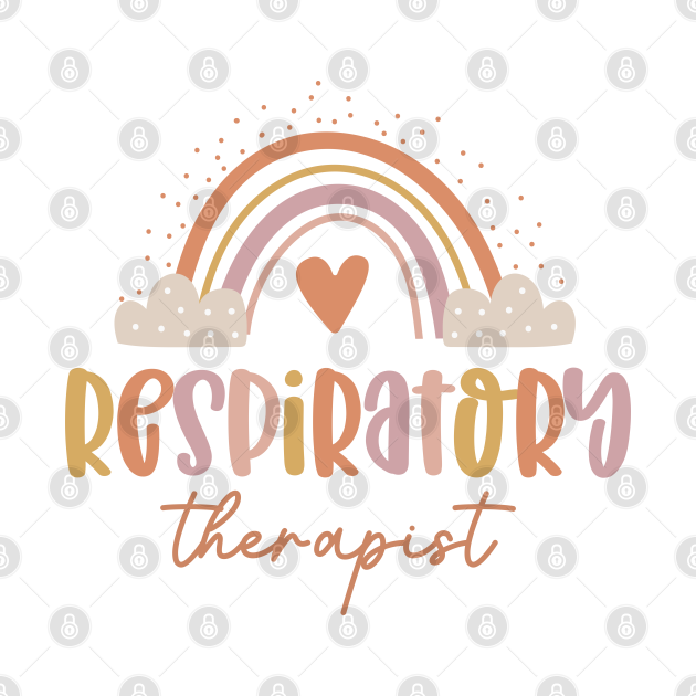 Discover Respiratory Therapist - boho casual over the rainbow Design - Respiratory Therapist - T-Shirt