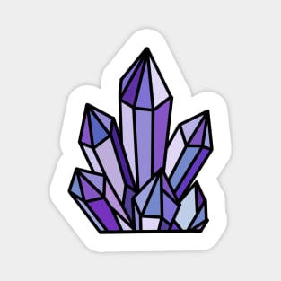 Purple crystals Magnet