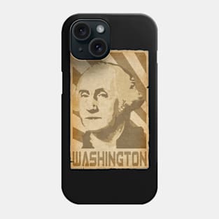 George Washington Retro Propaganda Phone Case