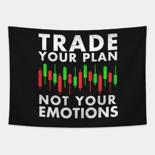 Stock Exchange Gift Trade Your Plan Not Your Emotions Tapestry