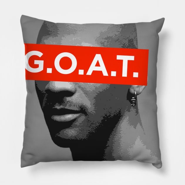 MJ G.O.A.T. Pillow by Tee4daily