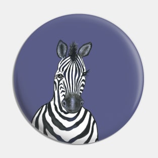 Wildlife zebra Pin