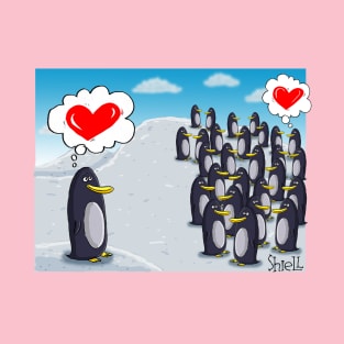 Penguin Love for Valentines # 2. T-Shirt