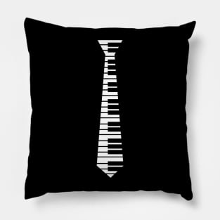 Piano Neck Tie Funny Pillow