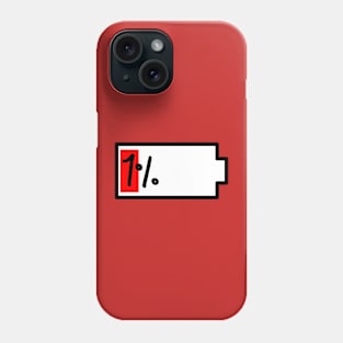 1 percent funny 1 Phone Case