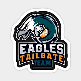 Eagles Tailgate Team Official Tee Magnet