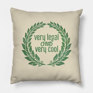 Very Legal & Very Cool - Flora 1 Pillow