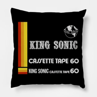 King Sonic Retro Cassette Tape Pillow